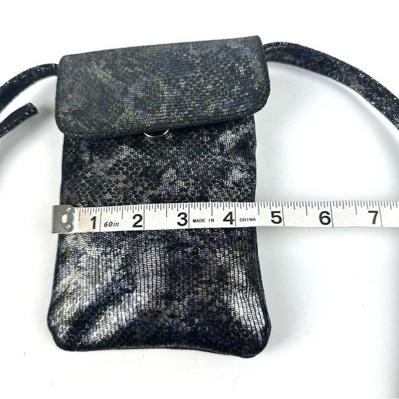 CoFi Penny Phone Crossbody Bag Genuine Leather Multicolor Boho Handbag Brand New - Picture 8 of 10